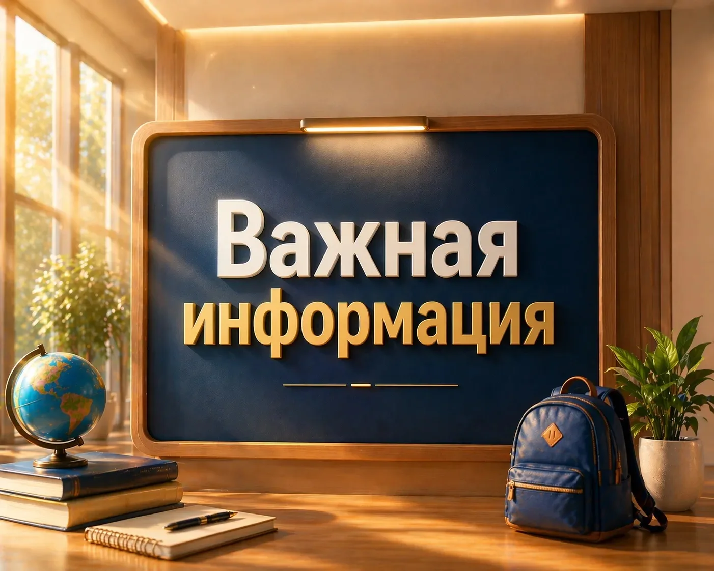 Уважаемые родители! Информируем вас о том, что учебные занятия прекращены, получен сигн...