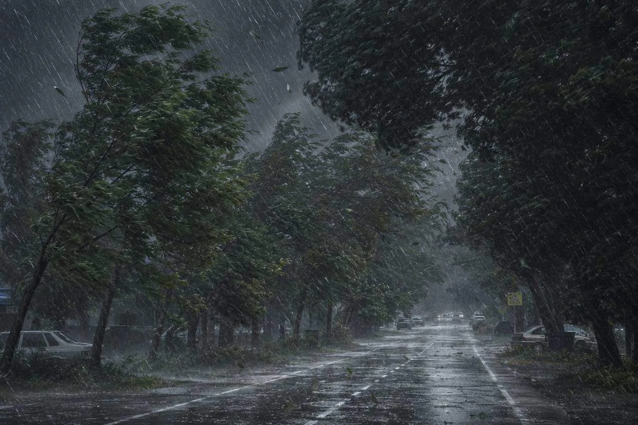 ⛈️ По данным Краснодарского гидрометцентра, вечером и до конца суток 18.06.2026, а такж...