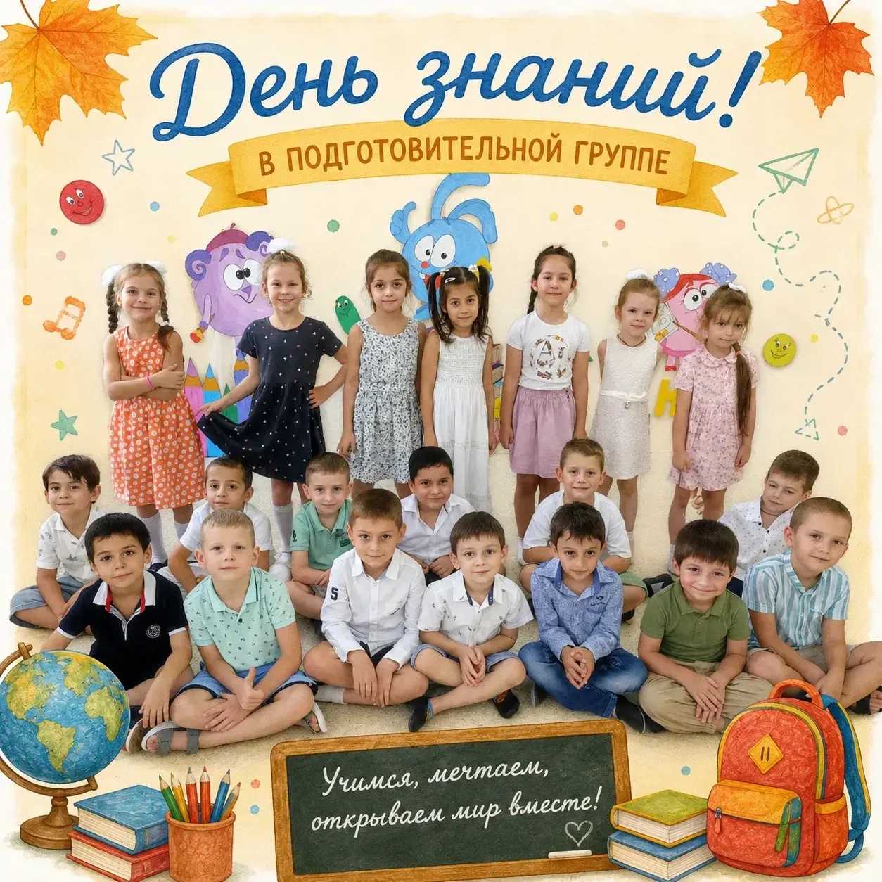 🎓 День знаний в подготовительной группе! 📚✨
