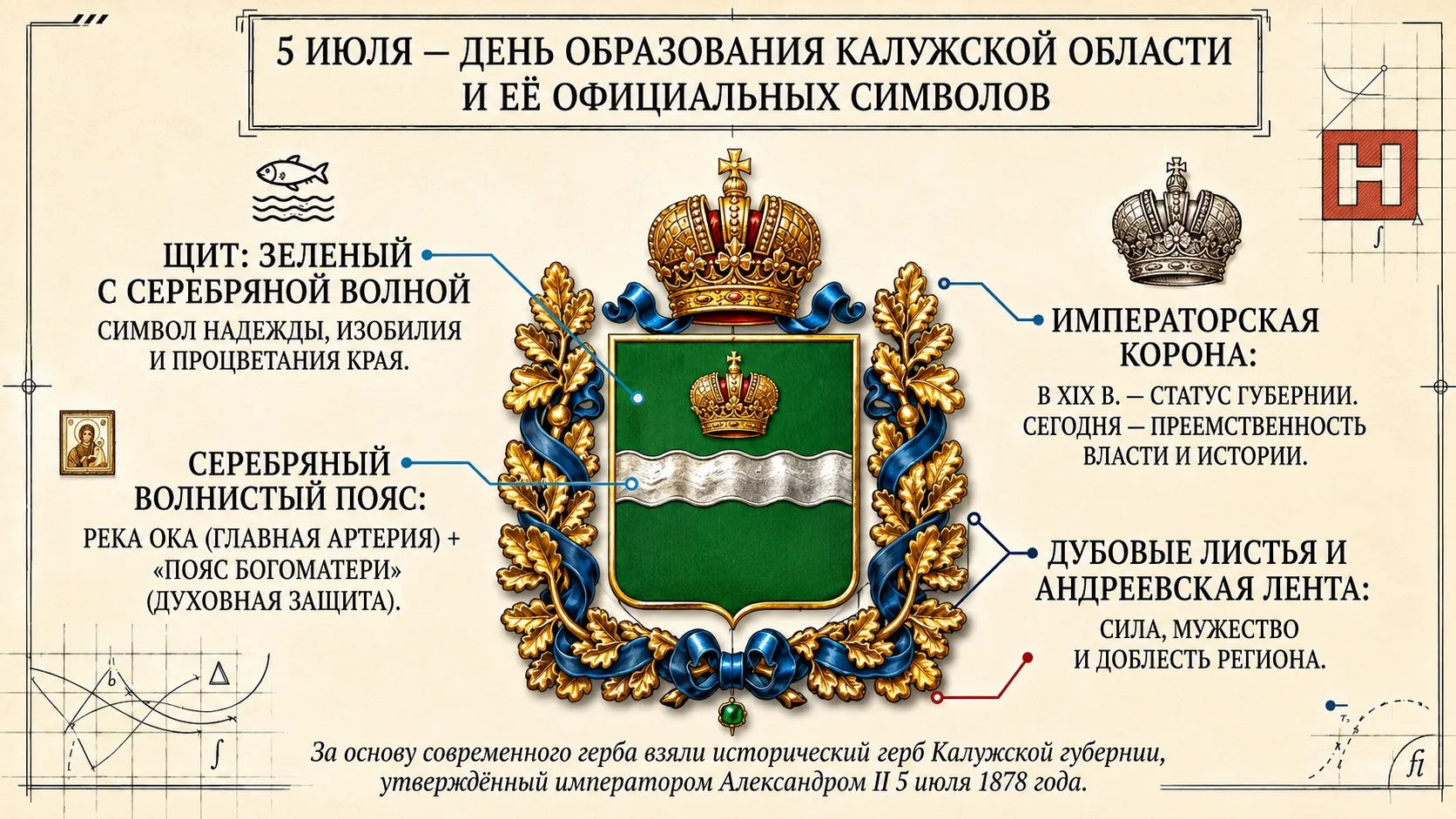 🌟5 июля — День рождения Калужской области