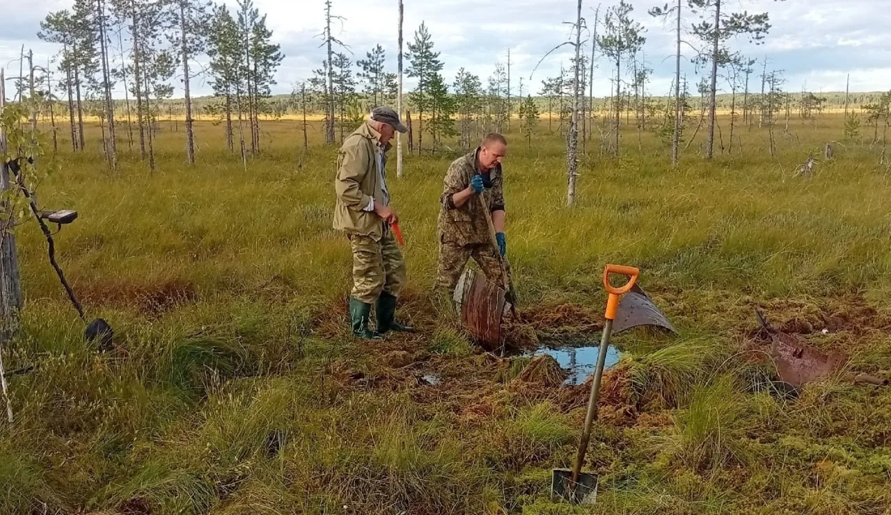 ✈️ Обломки самолета обнаружили в Карелии. Место падения советского штурмовика Ил-2 удал...