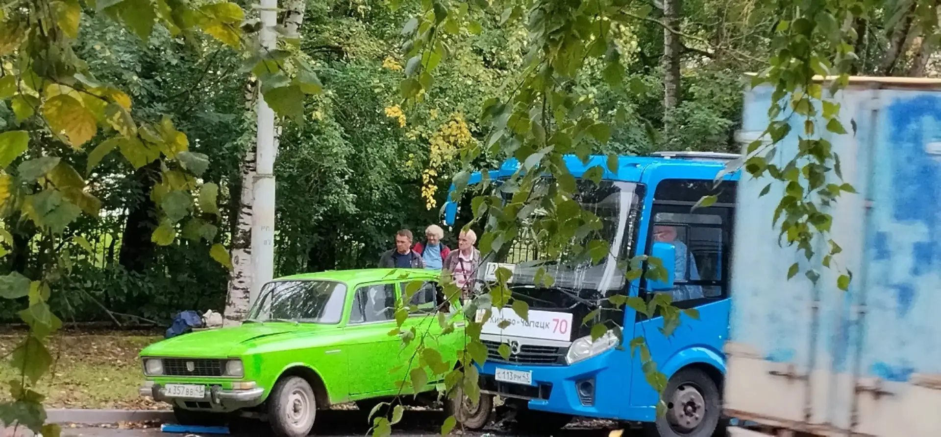 ‼️ На проспекте Мира автобус въехал в "Москвич". Пассажиров общественного транспорта вы...