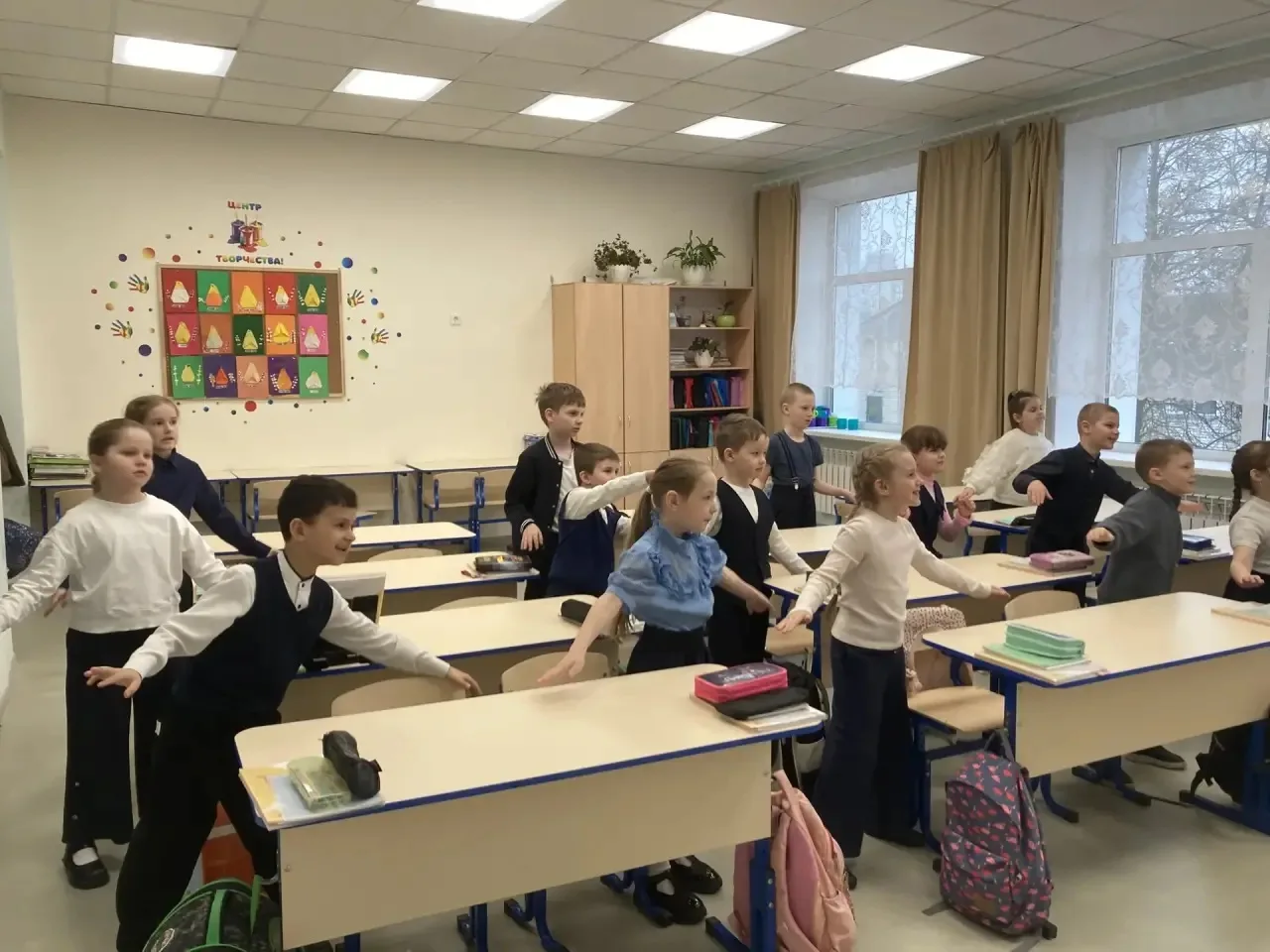 В нашей школе прошла зарядка в рамках Всемирного дня здоровья! 🌈💪