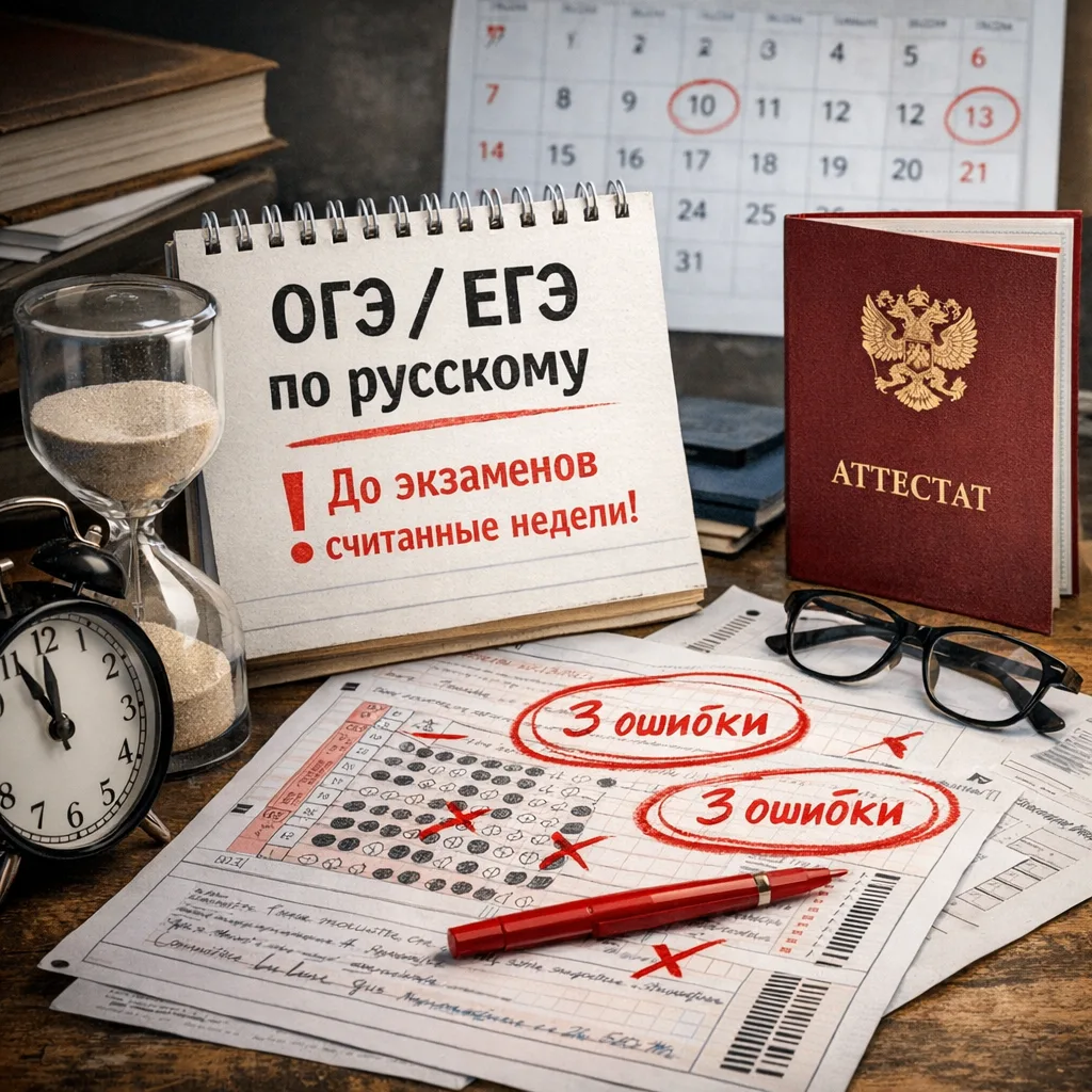 Сегодня 19 апреля.
До ОГЭ и ЕГЭ по русскому — считанные недели.
И давайте честно:
русский — это обяз