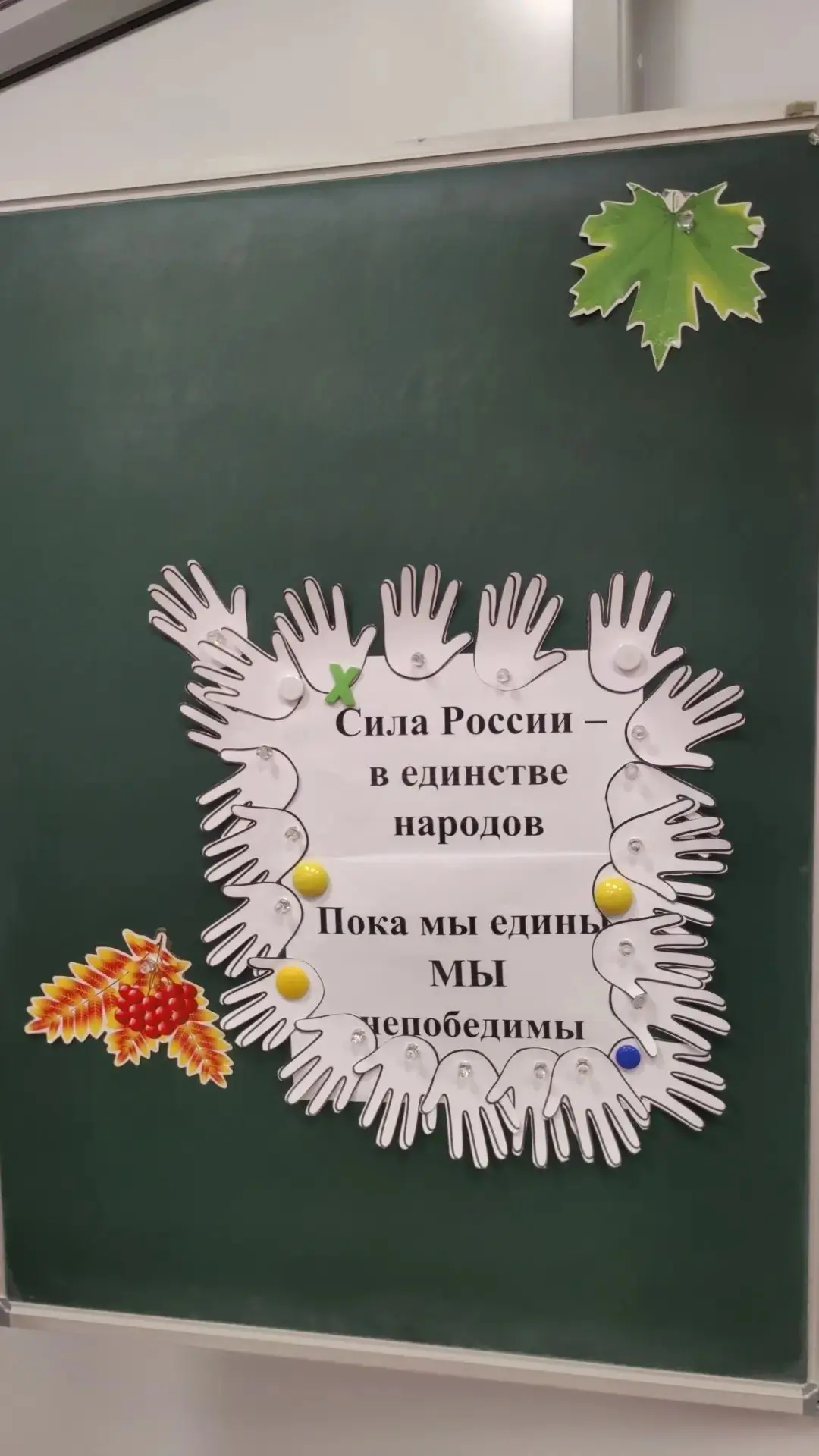 Сегодня в 4 а классе состоялся тематический классный час на тему «Сила народа в единств...