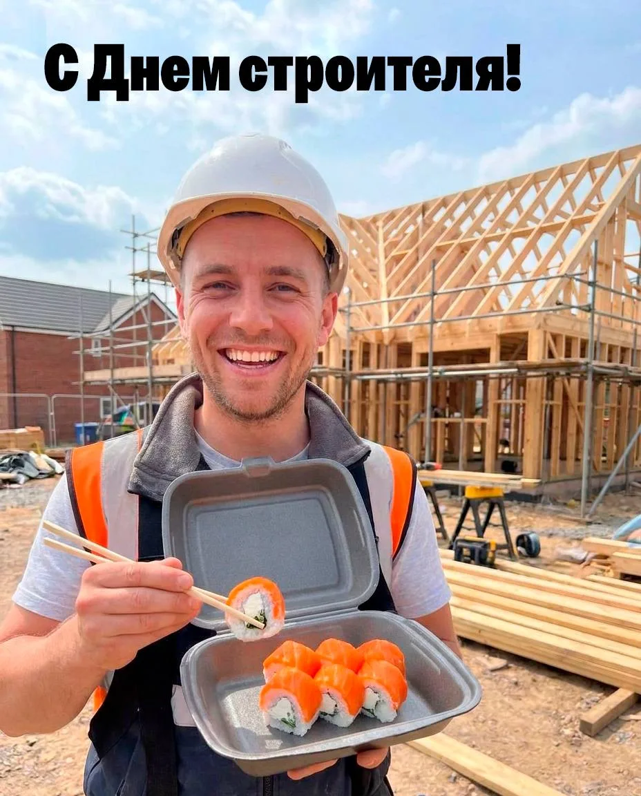 С Днём строителя! 🏗️