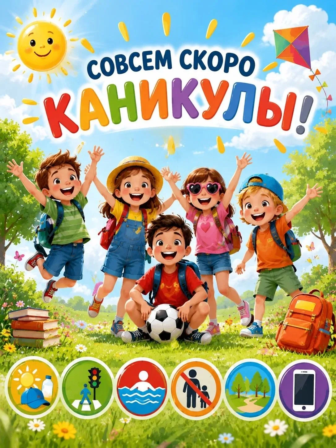 ☀️Впереди — тёплые солнечные дни, отдых, прогулки, путешествия и новые впечатления. Желаем всем детя