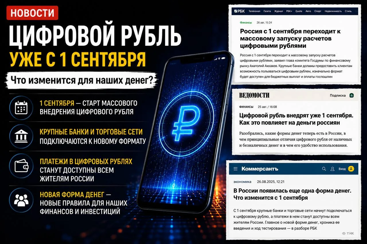 Цифровой рубль: что теперь будет с нашими деньгами?