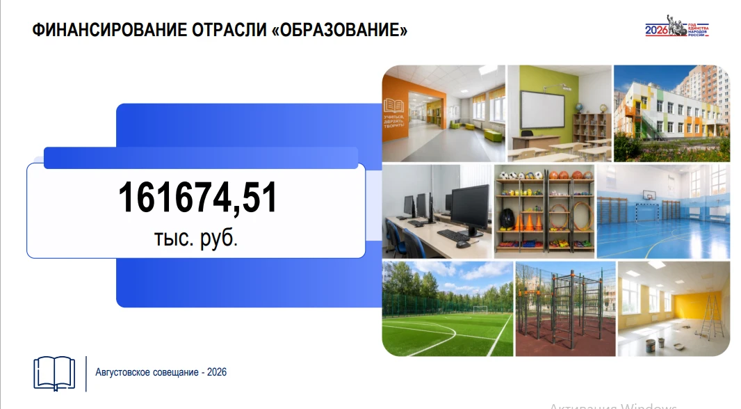 На развитие образовательной среды Ейского района из бюджетов разных уровне было направл...