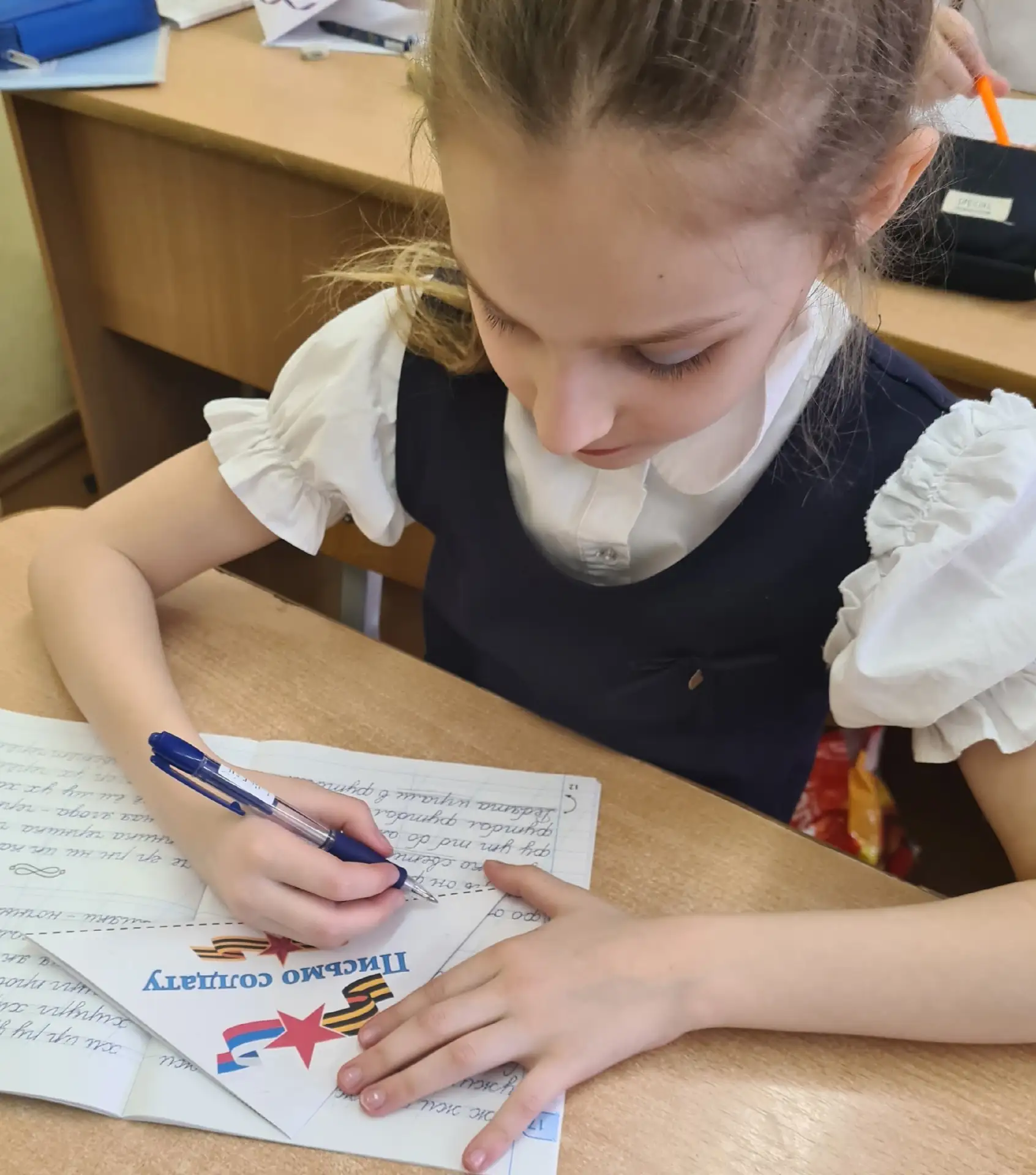 Накануне Дня защитника Отечества ученики Псковского педагогического комплекса проявили инициативу и 