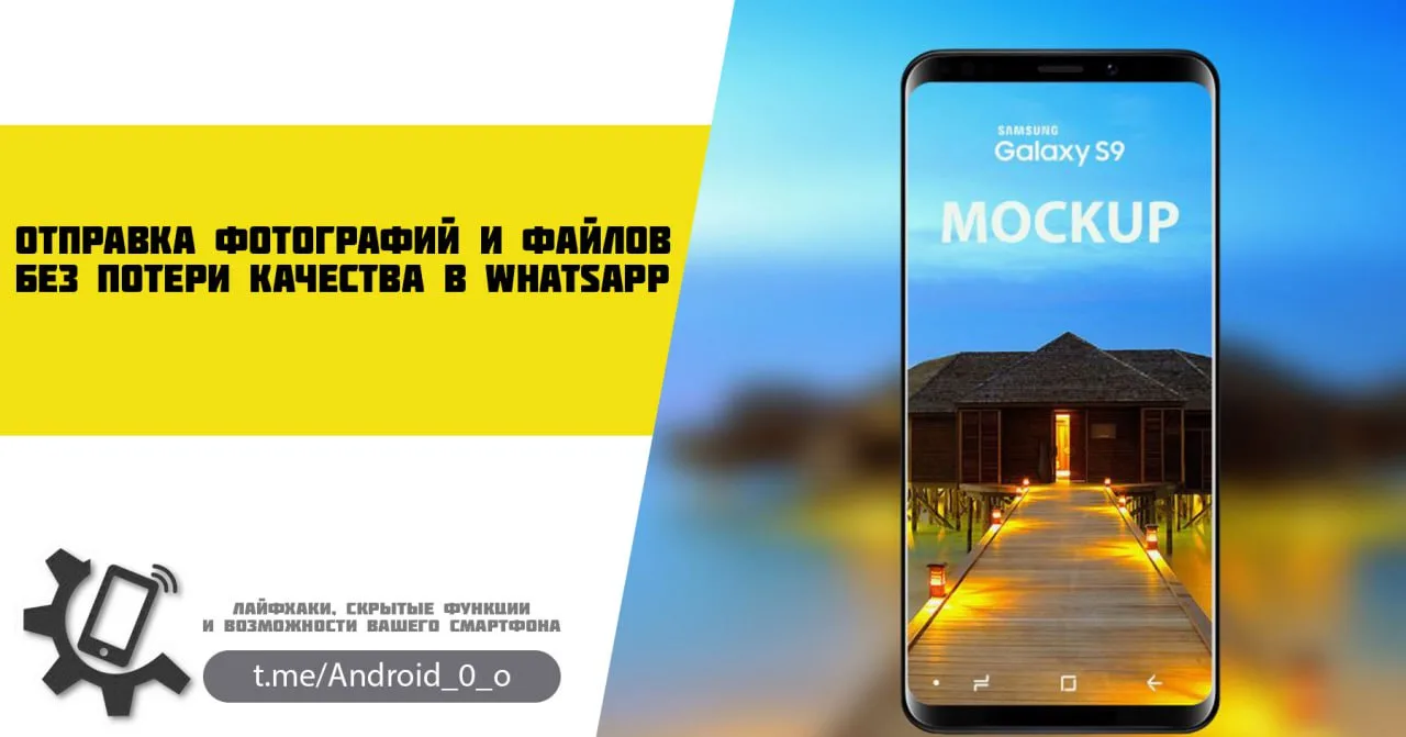 📱Отправка фотографий и файлов без потери качества в WhatsApp
