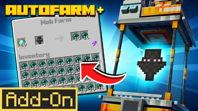 Add-on "AutoFarm+" Устали добывать ресурсы? С помощью AutoFarm+ вы можете автоматически фармить свои