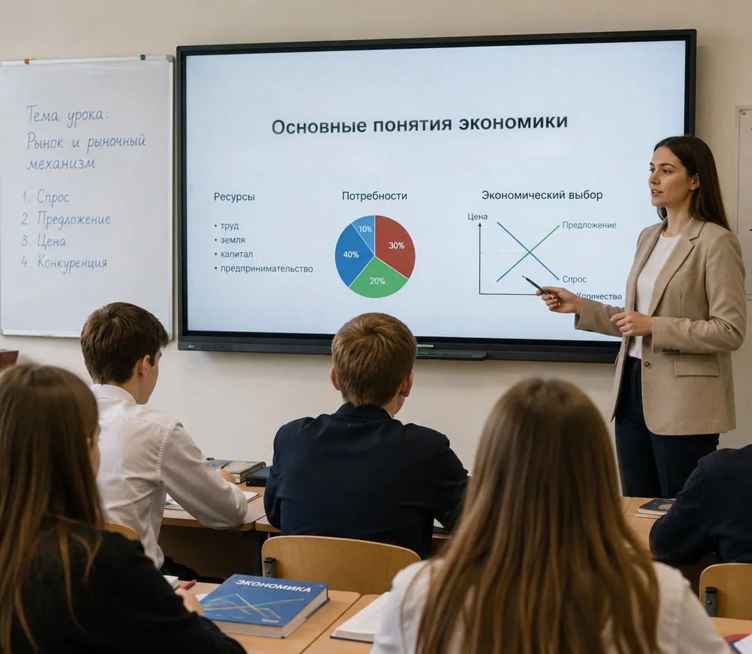 Школьники начнут изучать экономику своего региона в рамках внеурочного курса

Российские школьники с