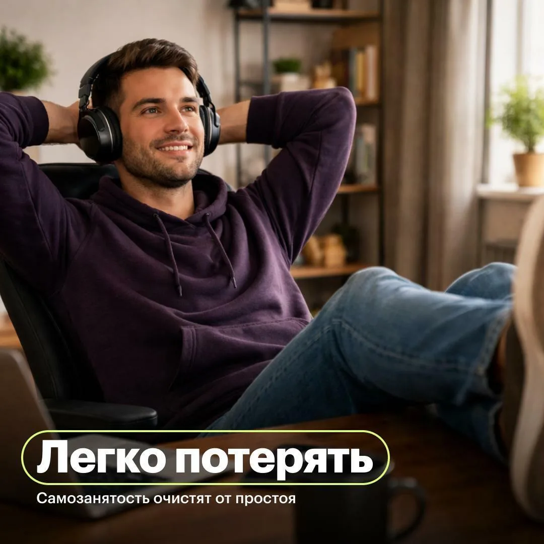 Легко потерять — самозанятость очистят от простоя