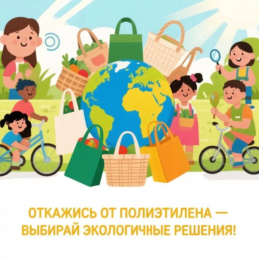 🌍🌱 3 июля — Всемирный день без полиэтиленовых пакетов! 🌱🌍