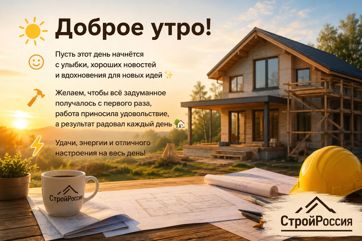 ☀️ Доброе утро!

Пусть этот день начнётся с улыбки, хороших новостей и вдохновения для новых идей ✨
