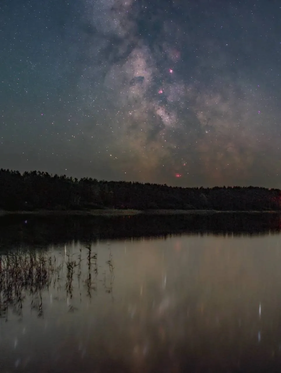 🌌 Полярное сияние и млечный путь заметили этой ночью в Гдовском районе