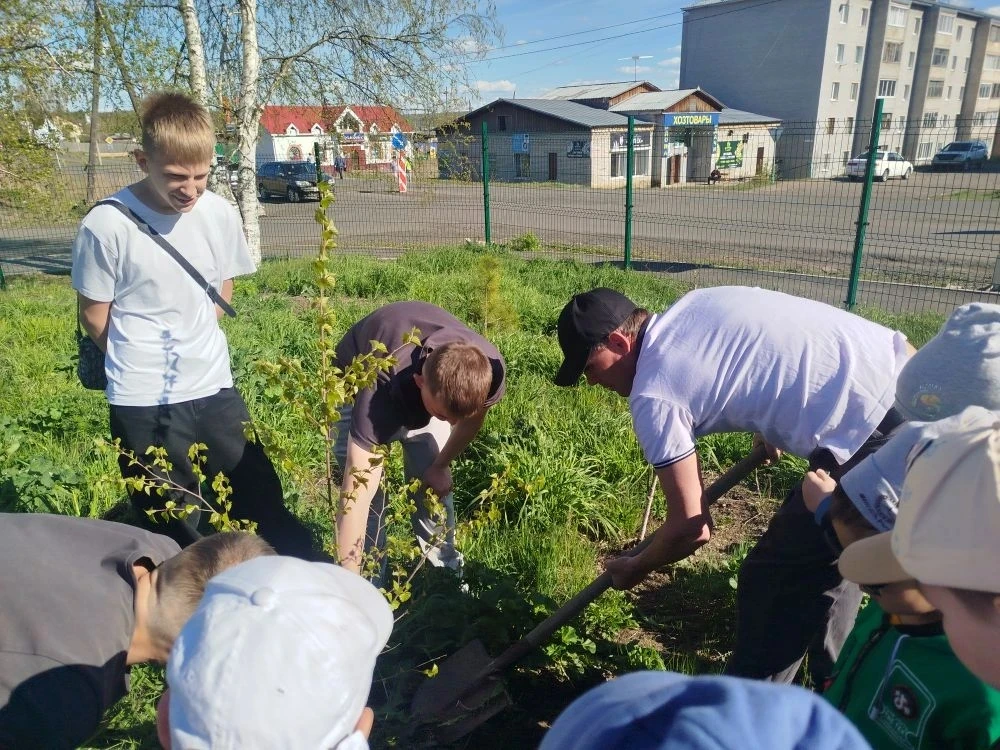 🌱В нашем детском саду с успехом прошла ежегодная акция «Посади дерево» на аллее выпуск...