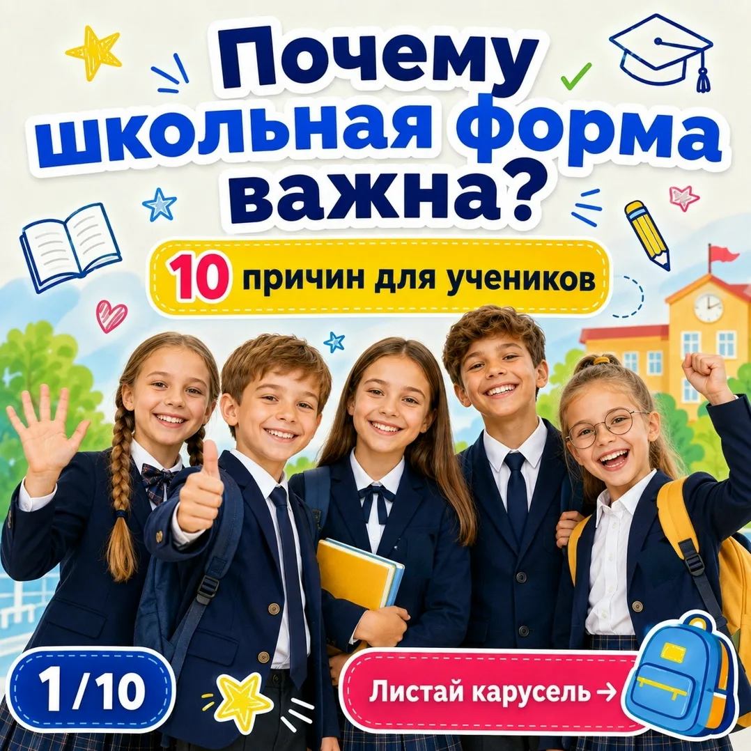 👔 «Почему я должен носить школьную форму?» — этот вопрос мы слышим от учеников довольн...