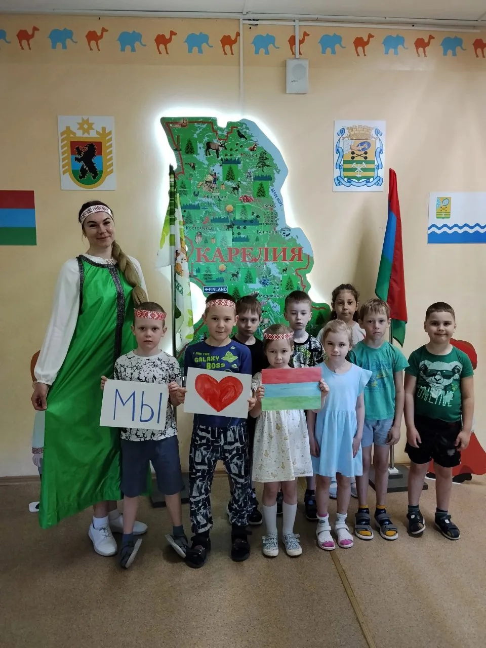 Сегодня в нашем детском саду состоялось увлекательное мероприятие, посвященное Дню Республики Карели