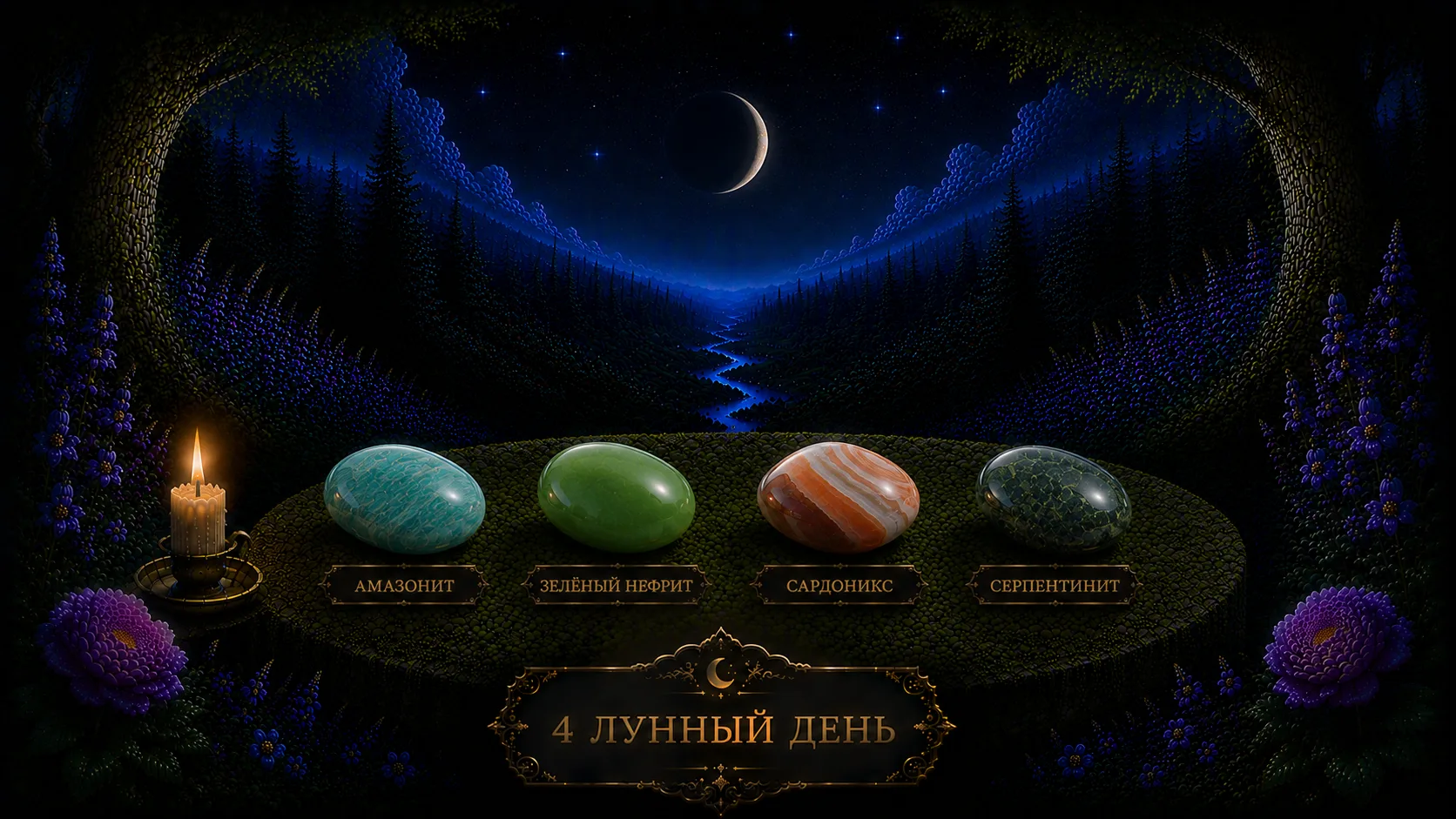 4-й лунный день — день выбора и внутреннего осмысления. Его символ — Древо познания, связанное с выб