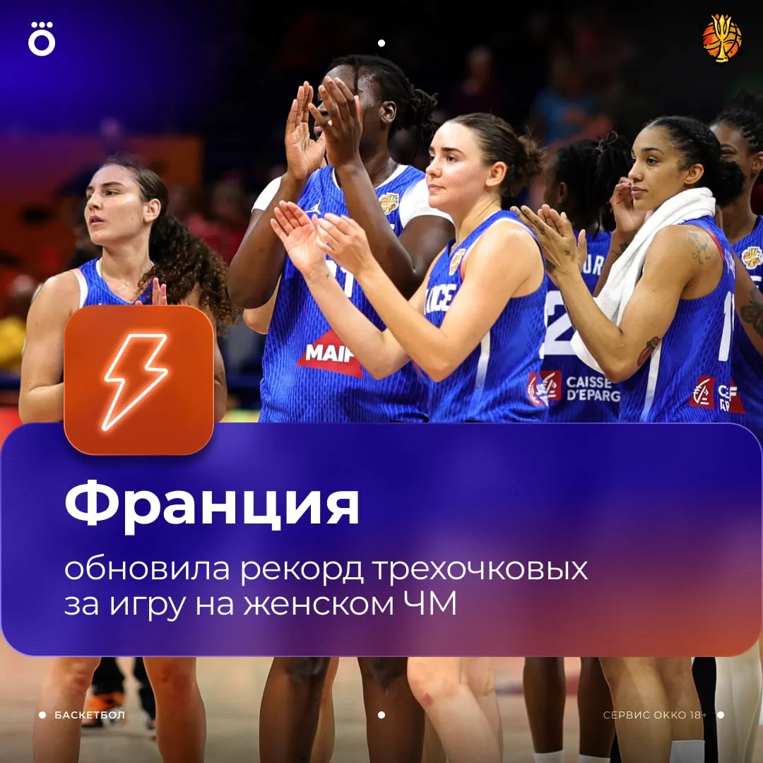 🏀 В сегодняшнем матче группового этапа между Францией и Нигерией был установлен новый ...