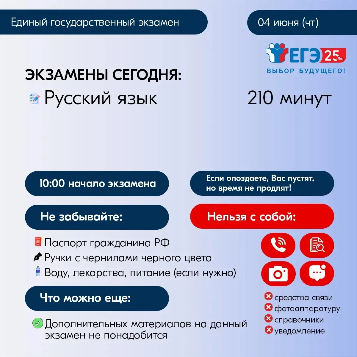 Сегодня выпускники 11‑х классов сдают ЕГЭ по русскому языку.