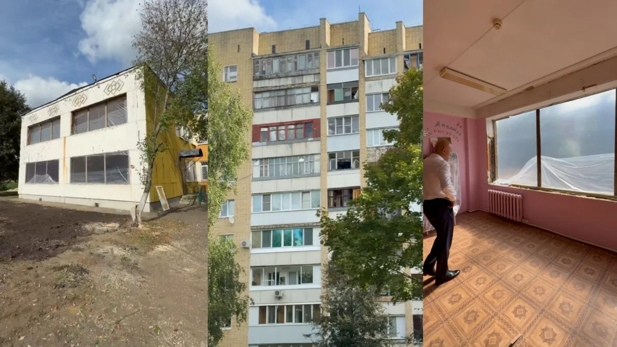В Орле дети смогут вернуться в пострадавший от БПЛА детсад через неделю