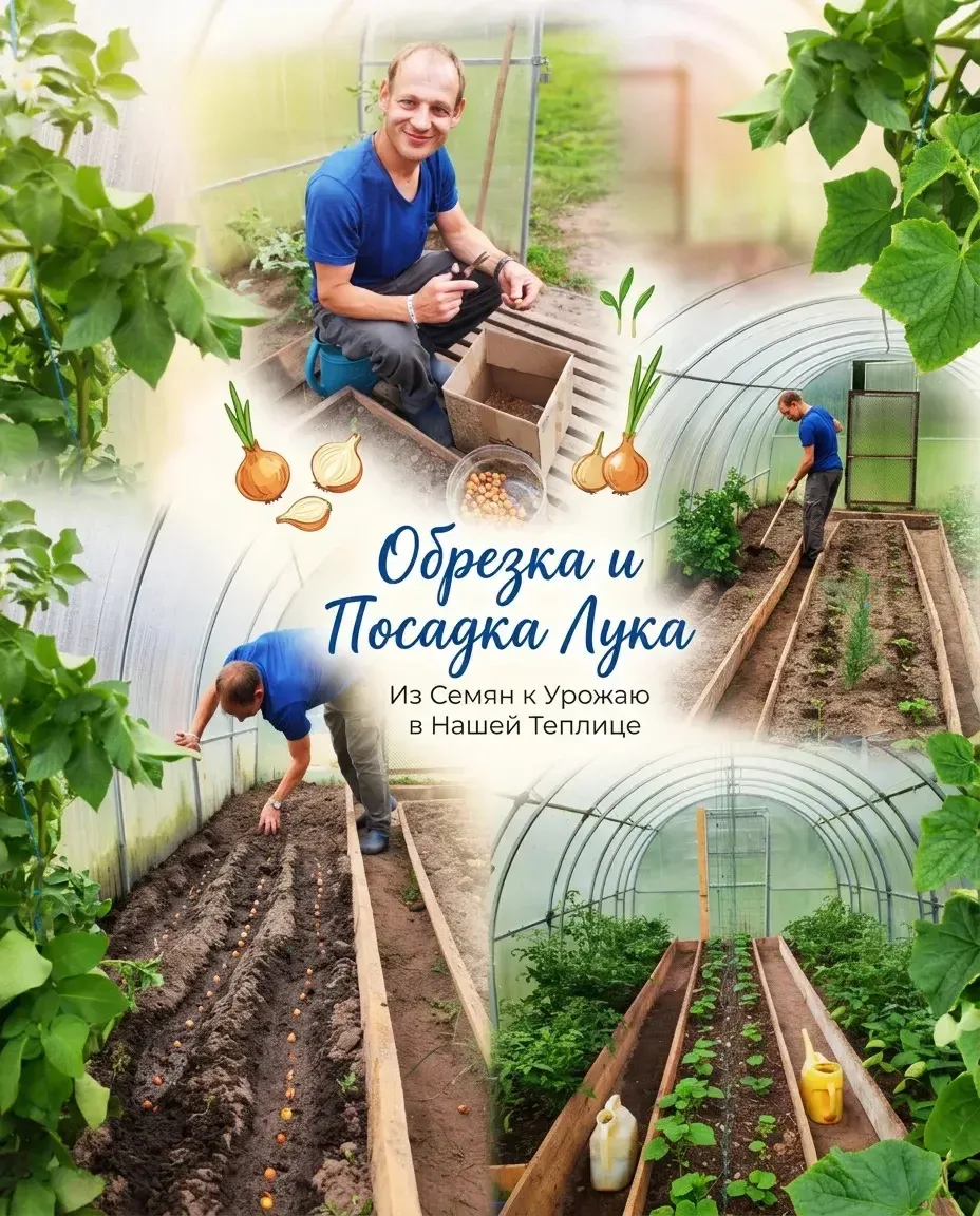 🌿✨ Новости из теплиц!

Сегодня высадили новый лук и повторно посеяли укроп — на замену собранной зе