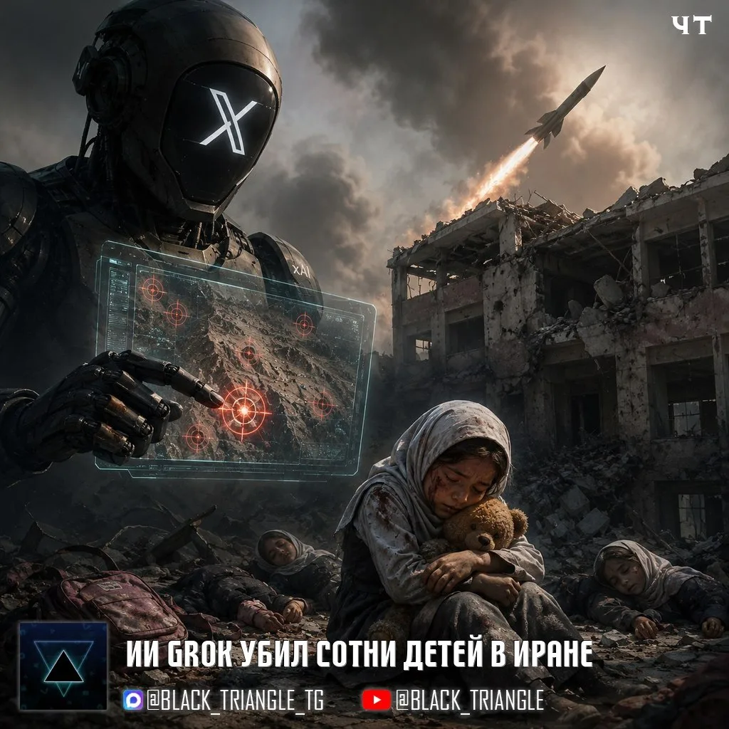 ☝🏻Пентагон признал, что ИИ Grok убил сотни детей в Иране