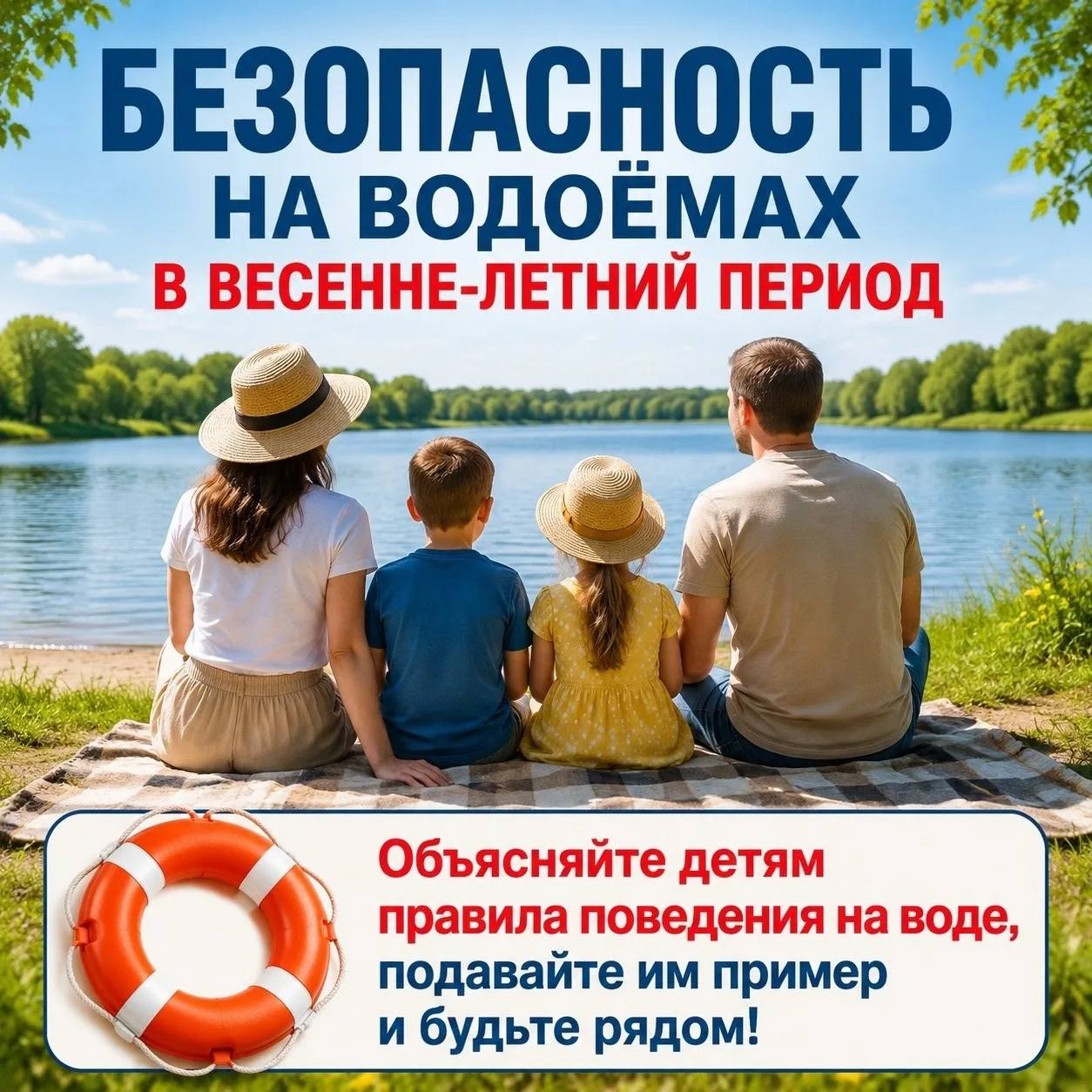❗️Безопасность у водоемов 🌊

С приходом мая и теплых дней многие устремляются к водоёмам, чтобы нас