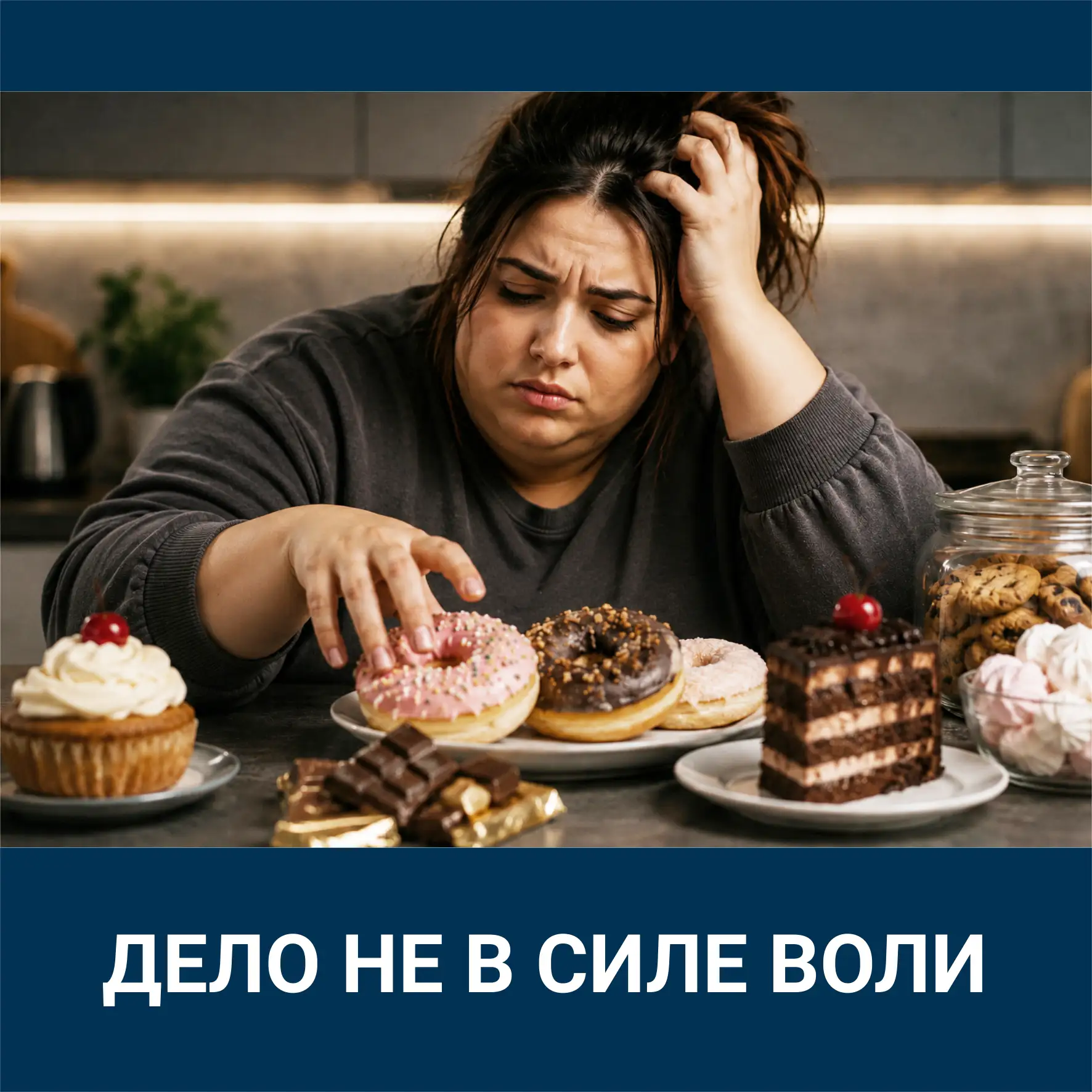ТЯГА К СЛАДКОМУ: ПОЧЕМУ ДЕЛО НЕ В СИЛЕ ВОЛИ?
⠀
Каждый раз, не выдержав и съев запрещенку, вы спрашив