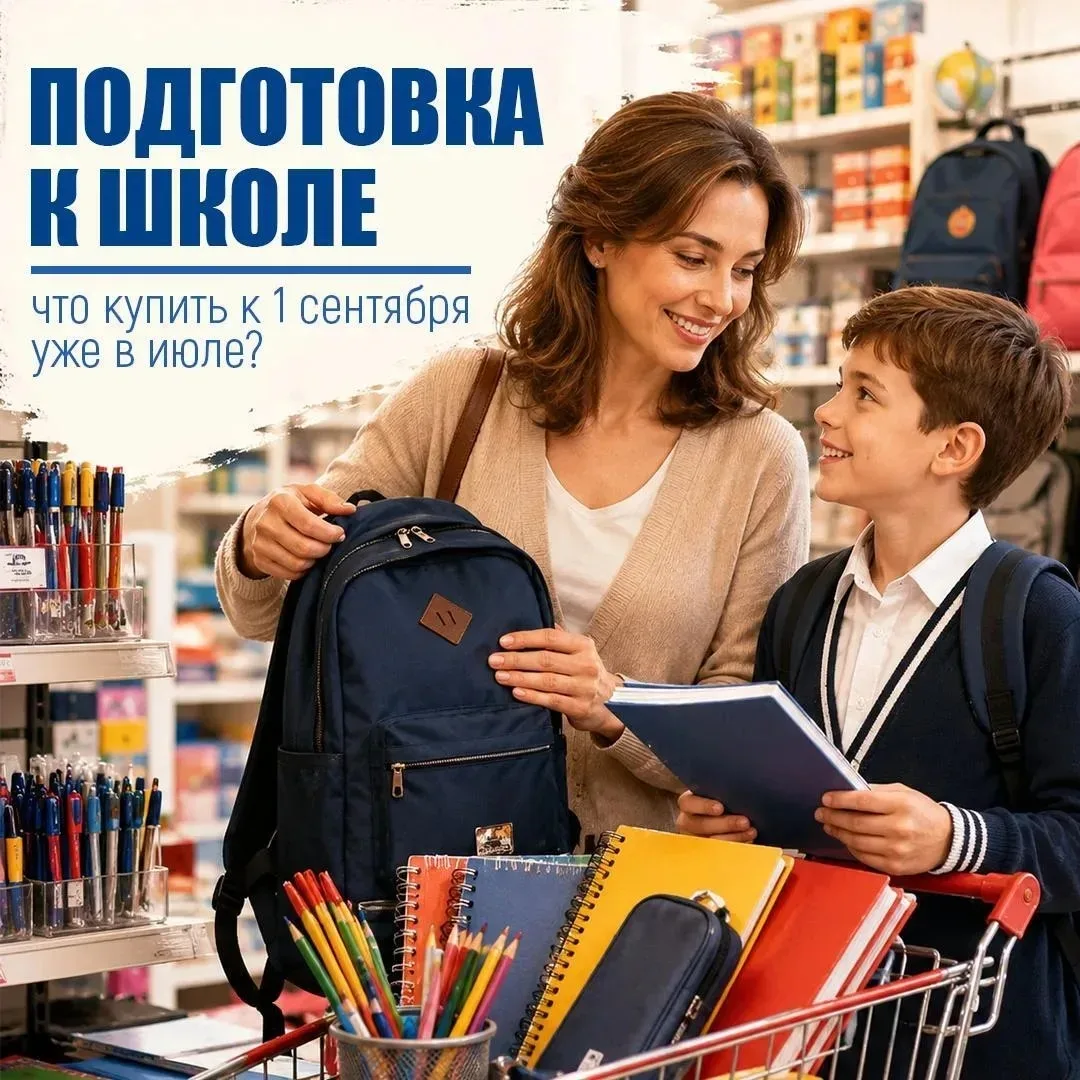 🎒Подготовка к школе: что купить к 1 сентября уже в июле?

Чтобы избежать ажиотажа в августе, некото