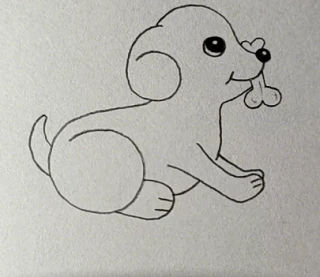 Рисунок собачки 🐶

ты удивишься насколько это, на самом деле легко ❤️

очень красиво получилось - �