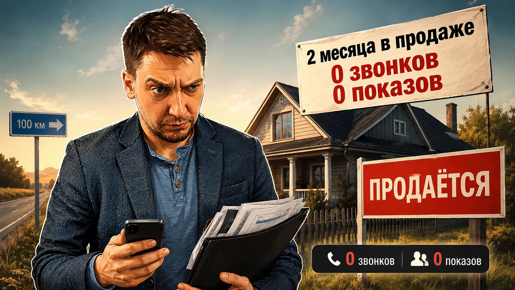 Дом висел без звонков: что пришлось сделать, чтобы его всё-таки продать