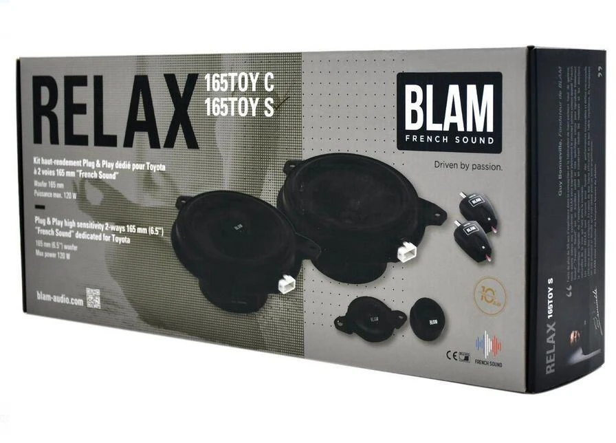 BLAM 165TOY S компонентная акустика для установки в Toyota. BLAM 165TOY S - 2-полосная ...