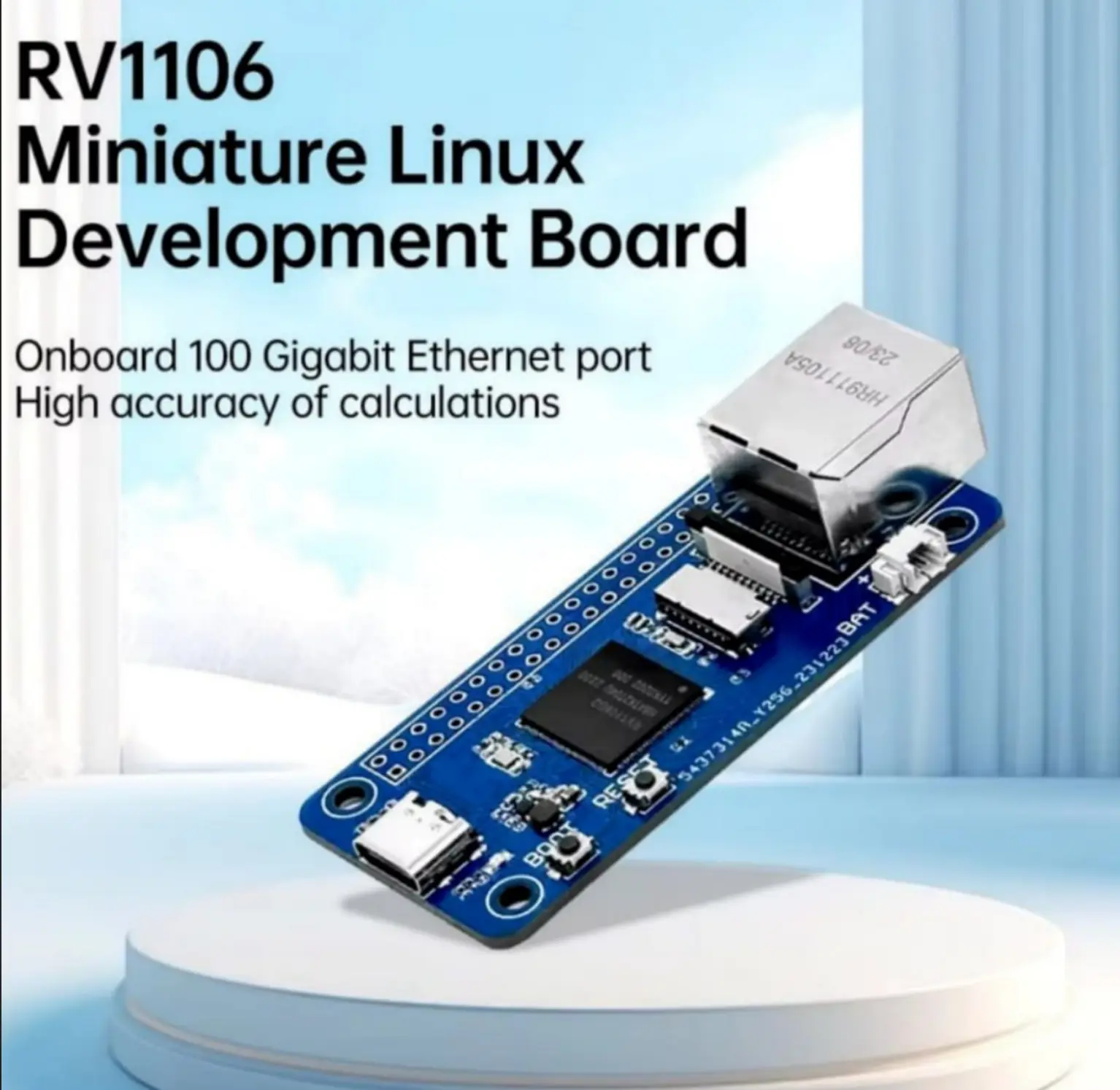 Мини-плата разработки Linux RV1106 RISC-V: