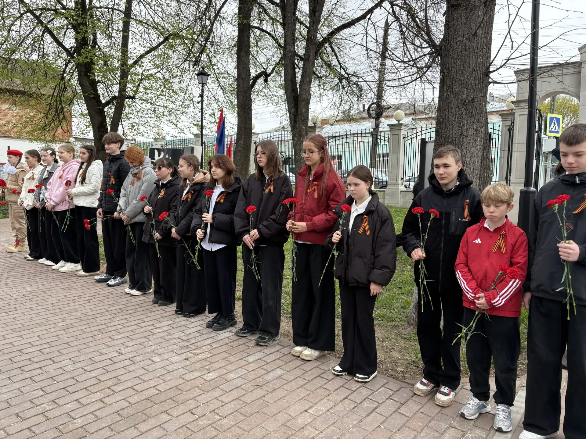 🎖️🌷8 мая в парке культуры и отдыха имени 200-летия г. Александрова прошла торжественная церемония во