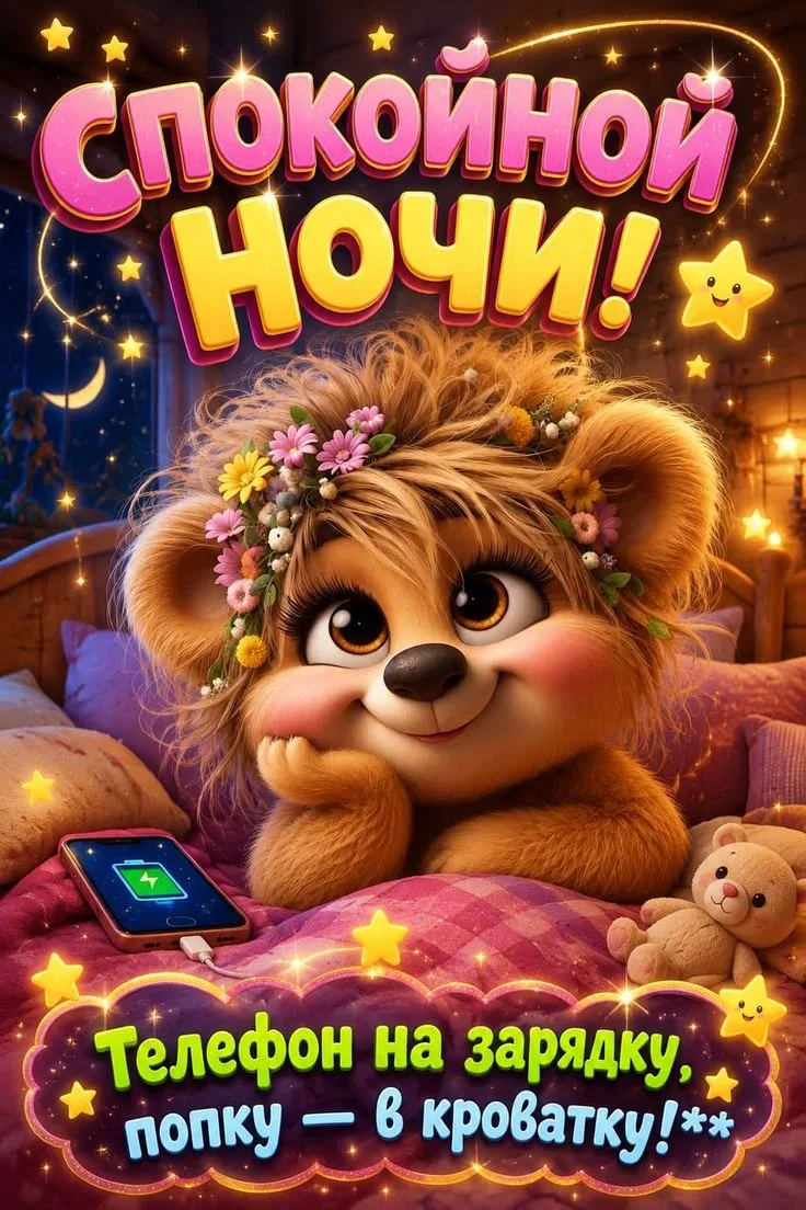 Доброй ночи! Прекрасных и сладких снов! ✨🌙