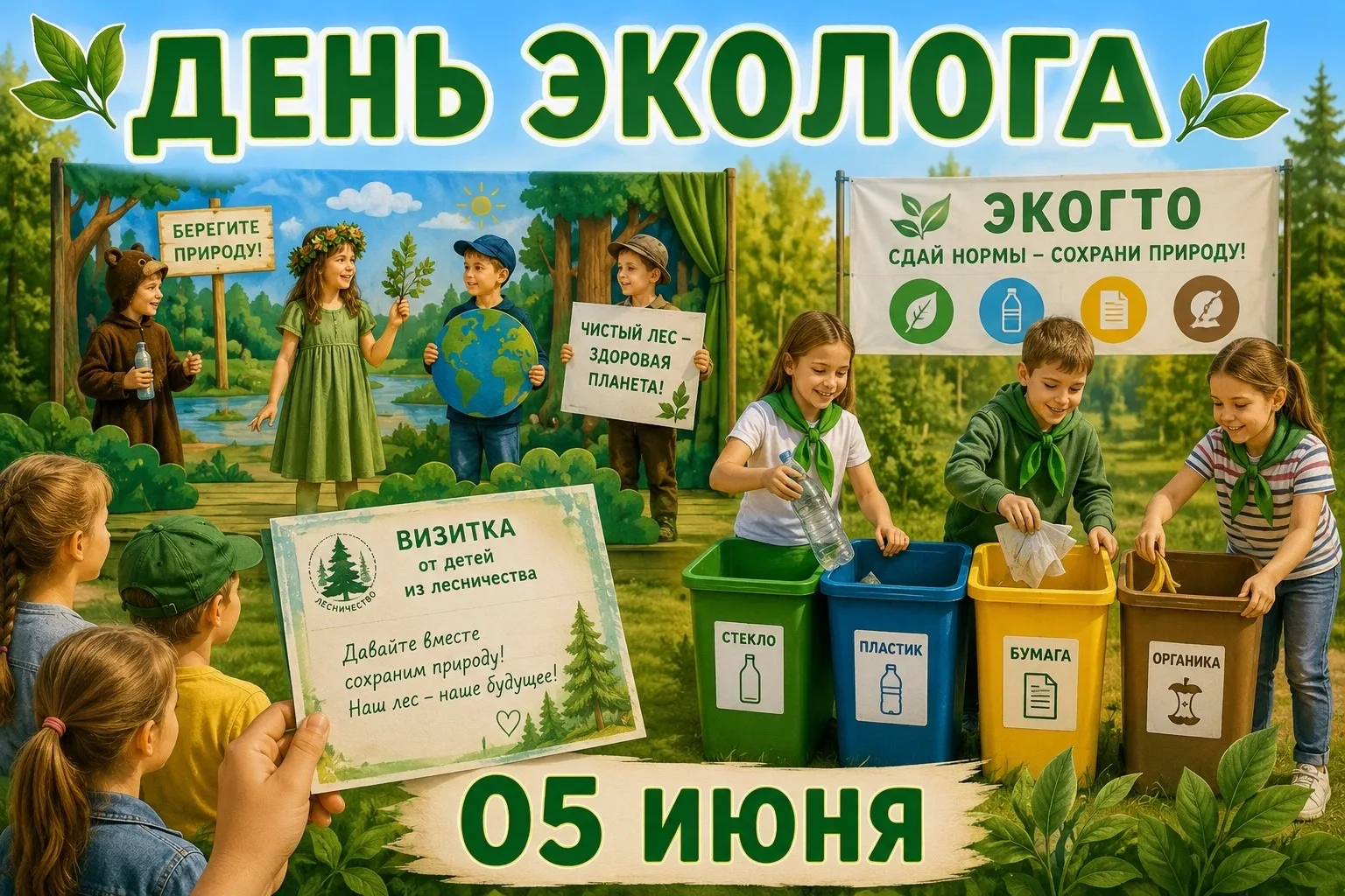 🌍 День эколога в нашем лагере: миссия выполнима!

🐛Сегодня наш лагерь превратился в настоящую штаб