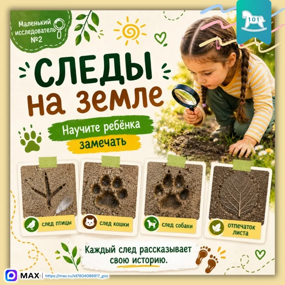🌿💚 ЭкоМинутка: серия Маленький исследователь №2

Обычная дорожка, тропинка в парке или участок зем