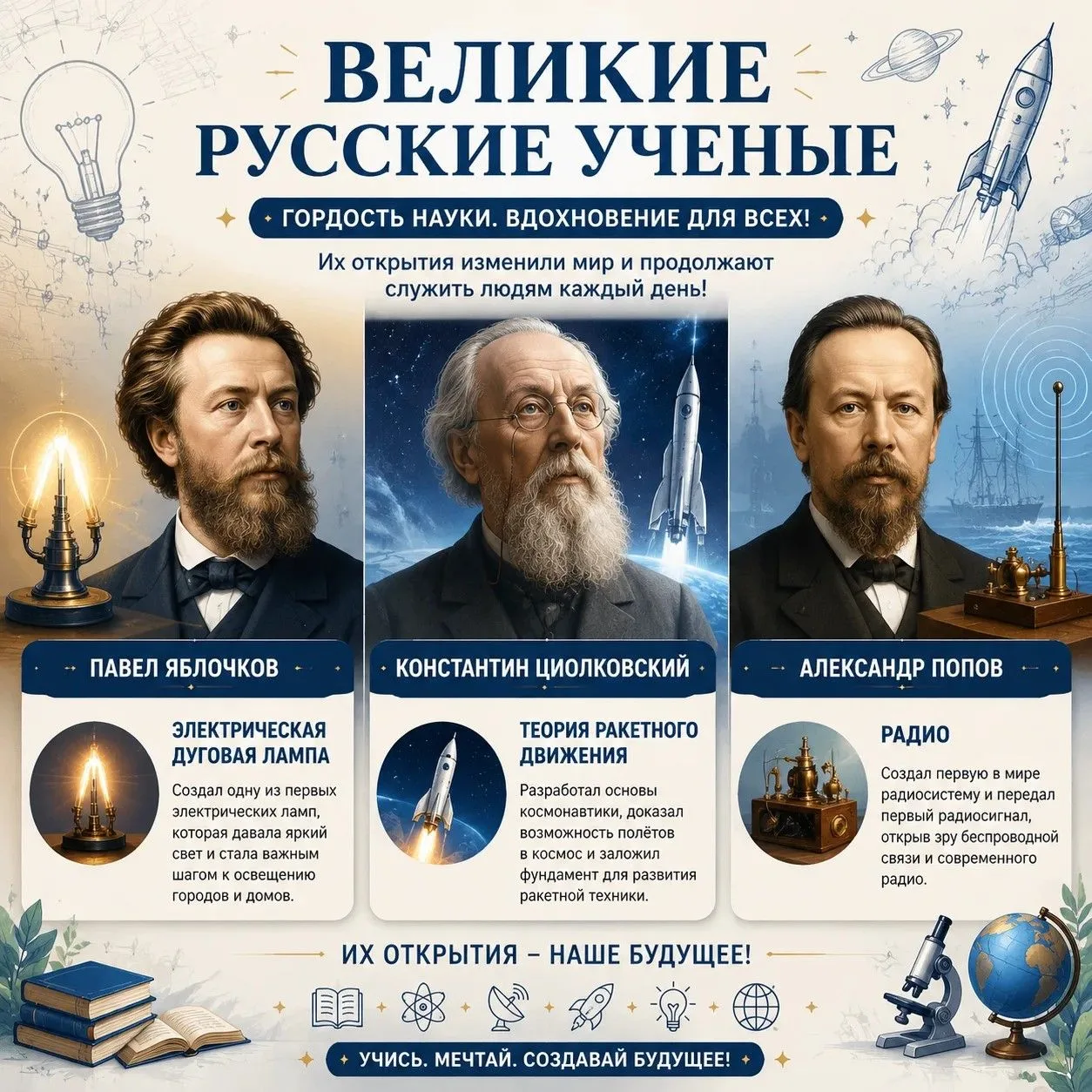Открытия, которые изменили мир:                                                        ...