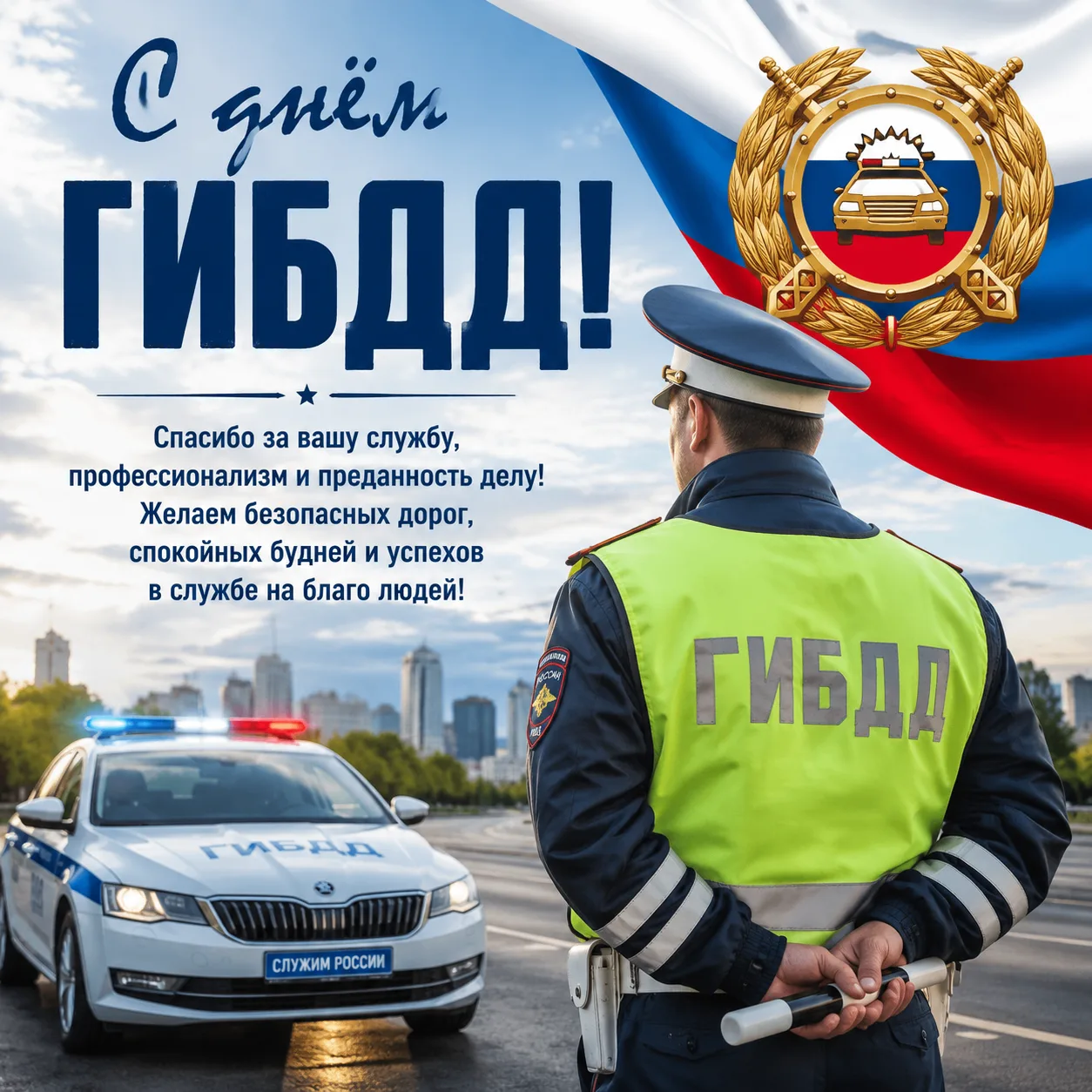 Поздравление Главы Русско-Полянского района Евгения Владимировича Мурашова.