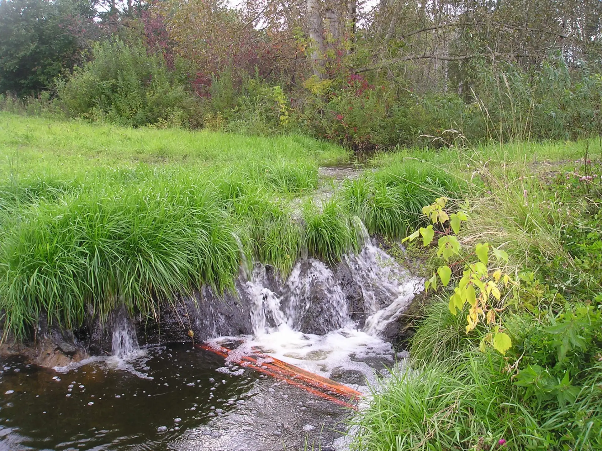 Водопадик на речке Попов Ключ.