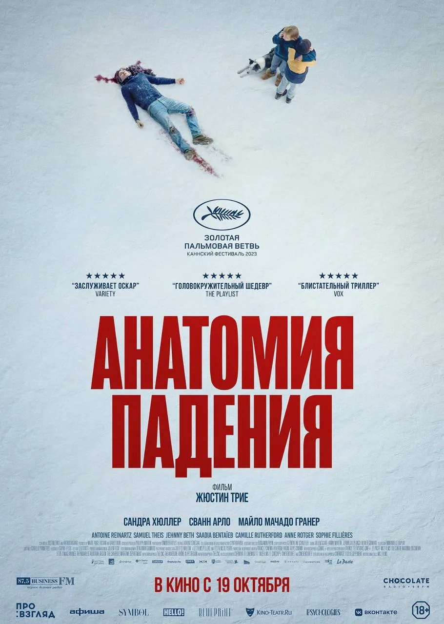 сегодня сразу две рекомендации #чтопосмотреть

🔴Анатомия падения, 2023

фильм, драма, детектив
Жизн