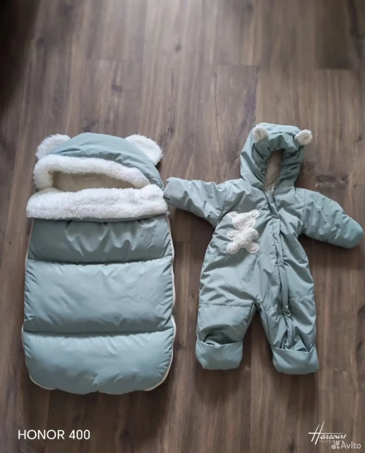 Продам зимний комплект на выписку из роддома малыша.