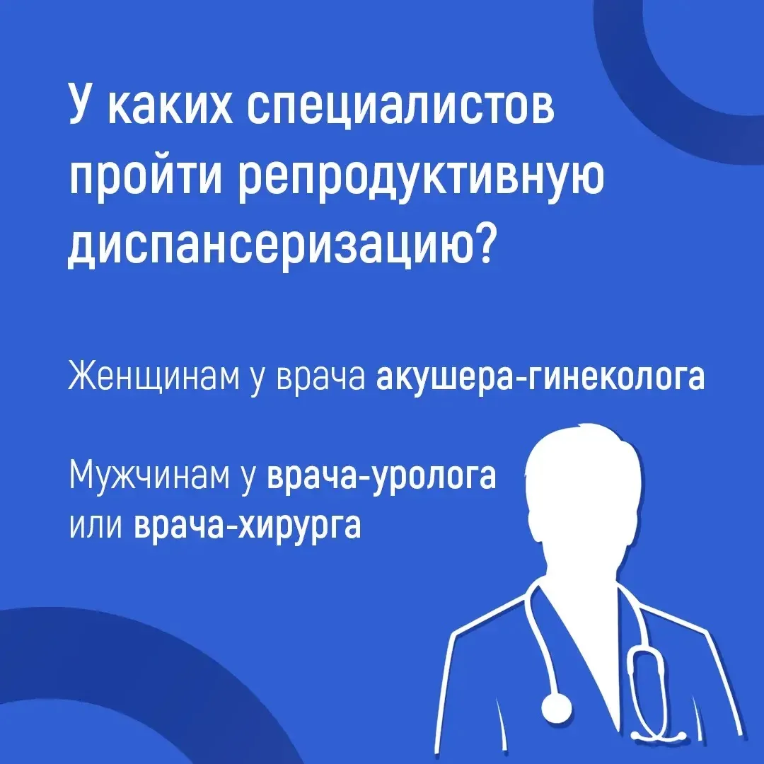 Это нужно знать 👩‍⚕️⁣ Репродуктивная диспансеризация — это оценка возможности зачатия, вынашивания и
