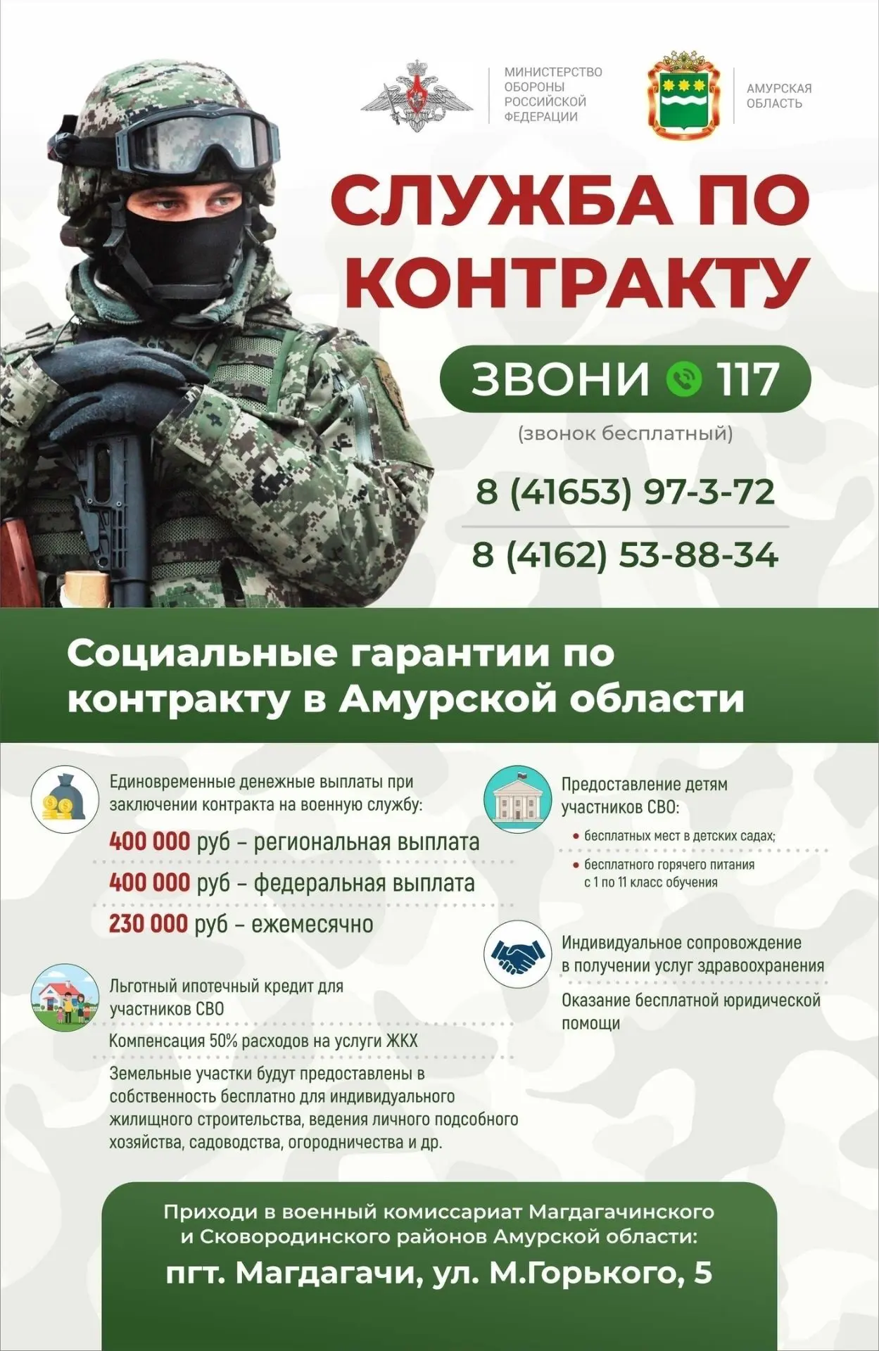 ⭐Служба по контракту- выбор настоящих мужчин❗