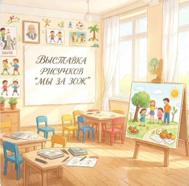Уважаемые родители!

Приглашаем вас принять участие в нашей выставке детских рисунков «Мы за ЗОЖ!»(З