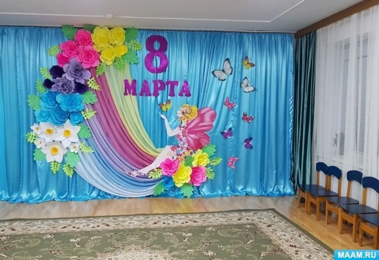 Идеи украшения музыкального зала к 8 марта 🎈  ‼️ Коллеги, рекомендуем наши полезные каналы МАХ для п